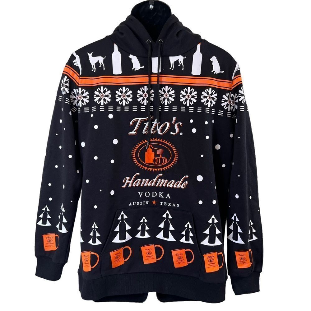 Titos Handmade Vodka Graphic Holiday Sweatshirt Hoodie